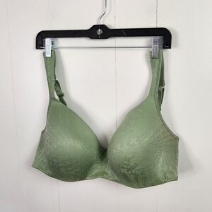 Penningtons TiVoglio Green Contour Underwire T-shirt Bra Lace Size 40DD